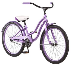 Kulana Hiku Cruiser Bike, 24-Inch Wheels, Purple